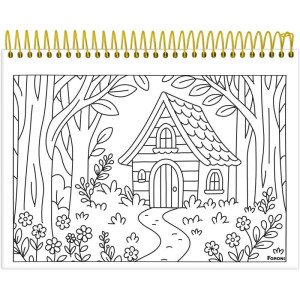 Caderno Desenho Univ Capa Dura Milly Para Colorir 24fls-126275-94954