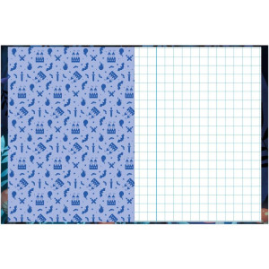 Caderno Quadriculado 1/4 1x1cm 40f Aventurinos-126247-49029