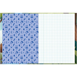 Caderno Quadriculado Univers. Aventurinos Aritmetrica Cost.-126248-57171