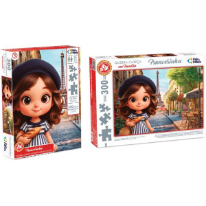 Quebra-cabeca Cartonado Francesinha 300 Pecas-126311-37850