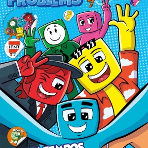 Turma Do Problems - Passatempos E Adesivos