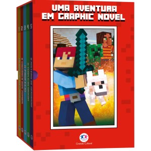 Box - Minecraft: Uma Aventura Em Graphic Novel-7908312129408-39418