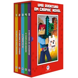 Box - Minecraft: Uma Aventura Em Graphic Novel-7908312129408-46762