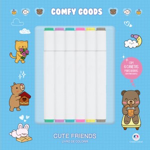 Cute Friends - Para Colorir
