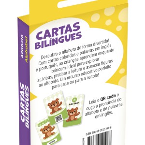 Flash Cards Cartas Bilíngues - Alfabeto - Alphabet-9786526121948-57575
