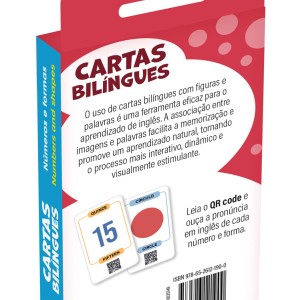 Flash Cards Cartas Bilíngues - Números E Formas - Numbers And Shapes-9786526121900-40680
