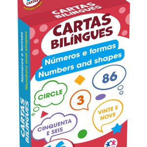 Flash Cards Cartas Bilíngues - Números E Formas - Numbers And Shapes