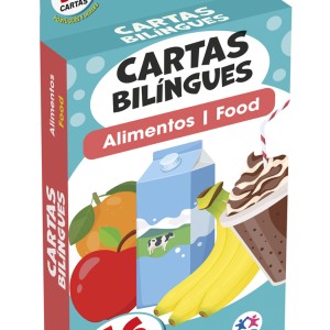 Flash Cards Cartas Bilíngues - Alimentos - Food