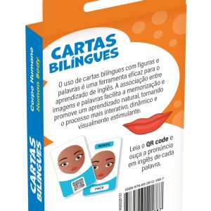 Flash Cards Cartas Bilíngues - Corpo Humano - Human Body-9786526121887-66088