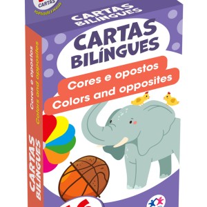 Flash Cards Cartas Bilíngues - Cores E Opostos - Colors And Opposites