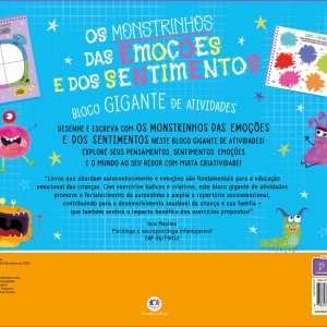 Os Monstrinhos Das Emoções E Dos Sentimentos - Bloco Gigante De Atividades-9786526120590-98655