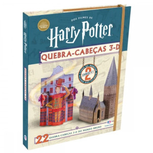 Harry Potter - Livro Com Quebra-cabeça 3d
