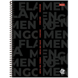 Caderno 10x1 Capa Dura Flamengo Fit 160f-126331-16104