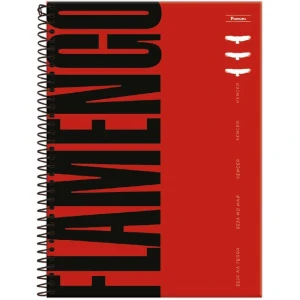 Caderno 10x1 Capa Dura Flamengo Fit 160f