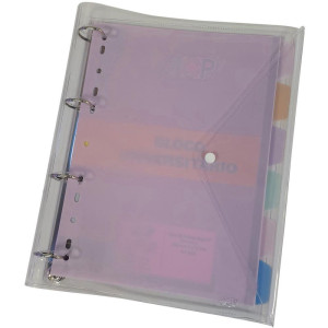 Caderno Argolado Rosa 96f