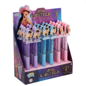 Papelaria Ana Castela Caneta Gel Strass - Display