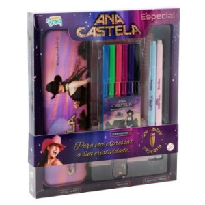 Papelaria Ana Castela Kit Papelaria Exclusivo - Caixa Litografada