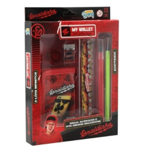 Papelaria Enaldinho Kit Papelaria My Wallet - Caixa Litografada