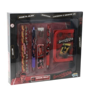 Papelaria Enaldinho Kit Papelaria Wallet Schoolbrinq - Caixa Litografada