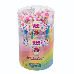 Papelaria School Brinq Caneta Gel Unicórnio - Display