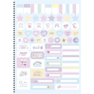 Caderno 01x1 Capa Dura Arc-en-ciel 80f-126364-37974