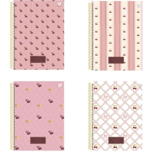 Caderno 01x1 Capa Dura Sweet Cherry 80f