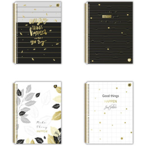 Caderno 15x1 Capa Dura Happen 240f