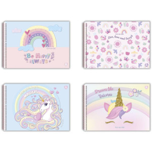 Caderno Desenho Univ Capa Dura Arc-en-ciel 60f-126368-69806