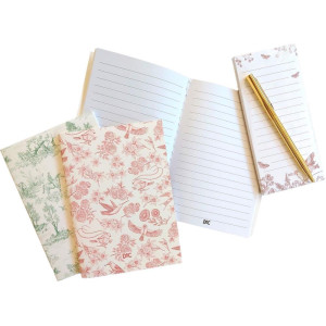 Caderneta 1/8 Decorados 3 Cadernos 32f Cada C/1 Canet-126462-56391