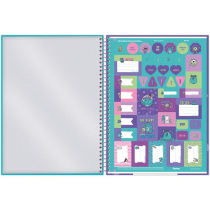 Caderno 01x1 Capa Dura Monstros S. A. 80f-126502-91595