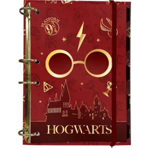 Fichario Colegial 1/4 Harry Potter C/elastico 144f