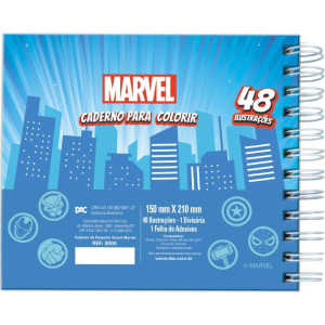 Livro De Colorir Avengers 48f. C/adesivos-126438-65640