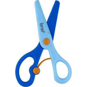 Tesoura Escolar Com Mola Sem Lamina 13cm (s)