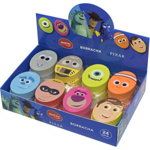 Borracha Decorada Pixar 8 Modelos