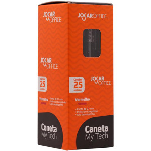 Caneta Esferografica My Tech 0,7mm Vermelha