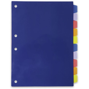 Divisoria Fichario Plastica 10 Projecoes Pp-126478-57951