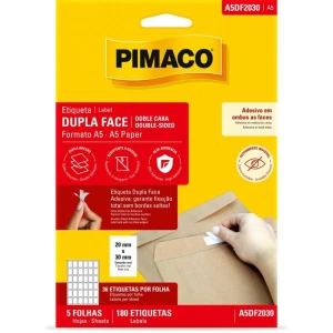 Etiqueta A5 Dupla Face 20x30mm 5fls