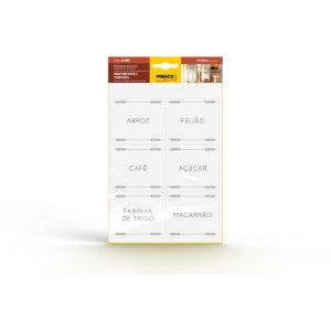 Etiqueta Adesiva Mantimentos 60x70mm 2fls