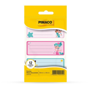 Etiqueta Escolar Reino Encantado 80x30mm 4fls