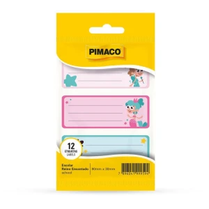 Etiqueta Escolar Reino Encantado 80x30mm 4fls