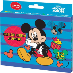 Giz De Cera Jumbo Mickey 12 Cores-125704-80305