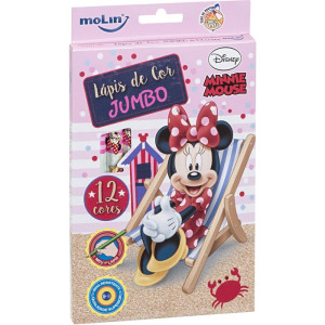 Lapis De Cor Jumbo Minnie 12 Cores-125710-82204