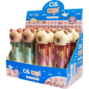Borracha Caneta Cis Capi Retratil Sortido-123986-88792