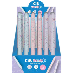 Caneta Apagavel Cis Candy Rt 0.5mm T.azul (s)-123964-83612