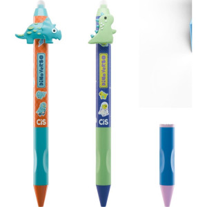 Caneta Apagavel Cis Dino Verso Rt 0.7mm 3mod(s-123966-12508