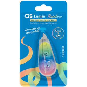 Caneta Marca Texto Cis Lumini Rainbow Fita 5mmx3m-123985-67349
