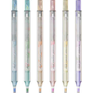 Caneta Marca Texto Cis Lumini Retratil 5 Cores