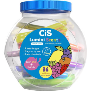 Caneta Marca Texto Cis Lumini Scents Mini Neon (s
