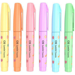 Caneta Marca Texto Cis Lumini Scents Mini Pastel (s)-123984-60812