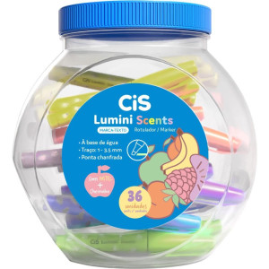 Caneta Marca Texto Cis Lumini Scents Mini Pastel (s)